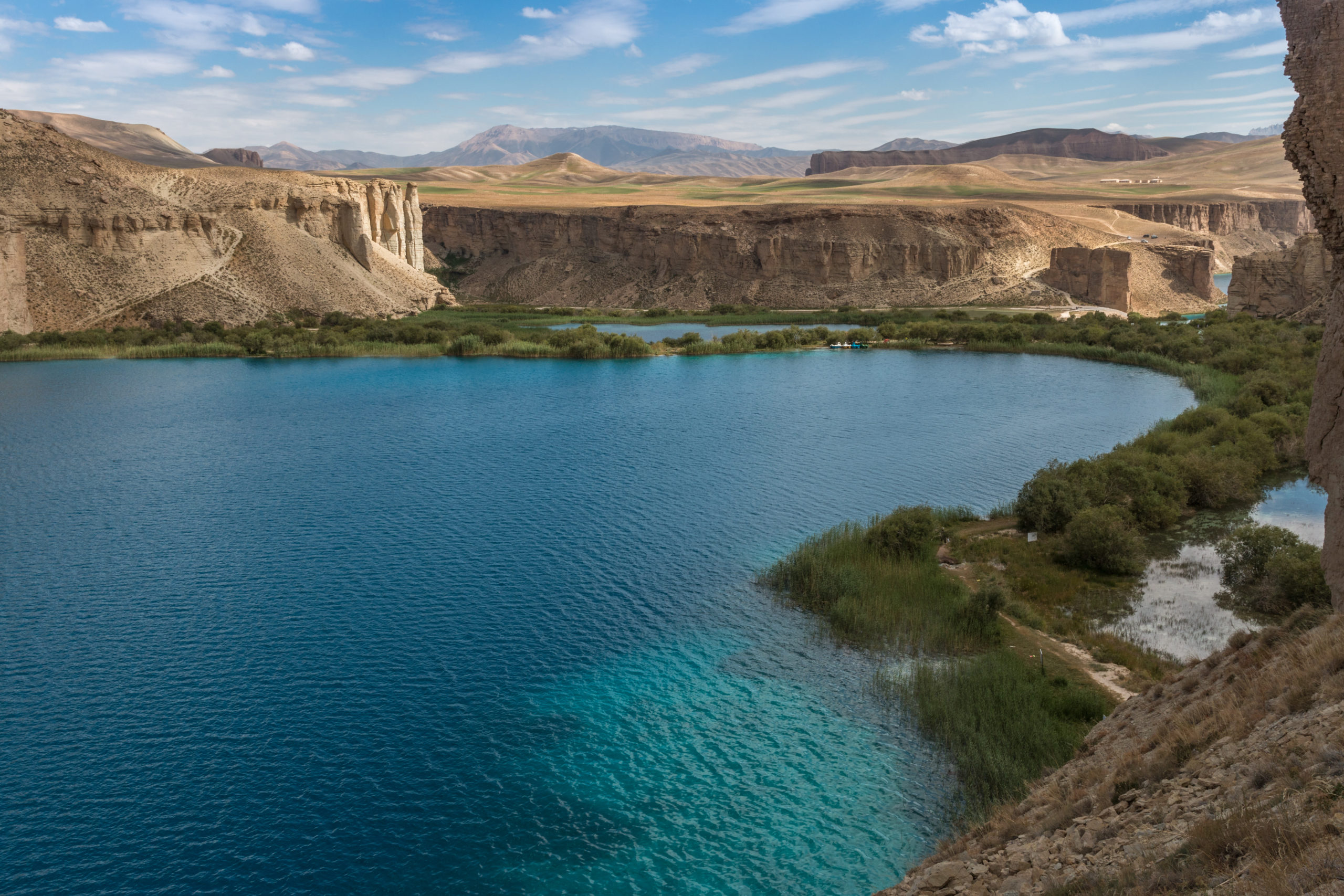 Band-e-Amir in Bamyan. Free English Lessons for Pashto Speakers