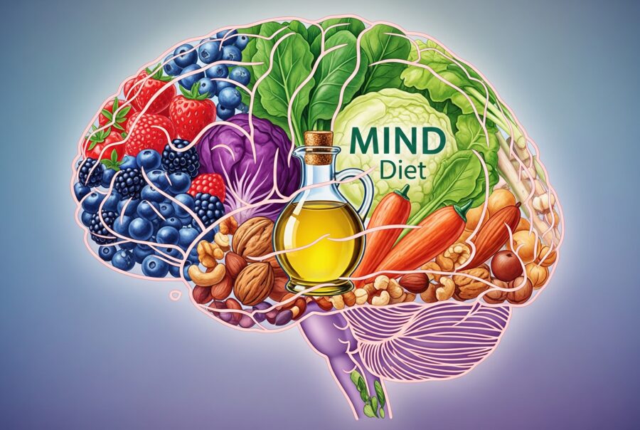 MIND diet and the brain image